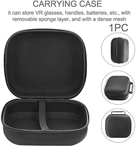 Slučaj za nošenje beiyoule za VR igračke slušalice, prijenosna kućišta za odlaganje poklopca s patentnim zatvaračem za Oculus Quest