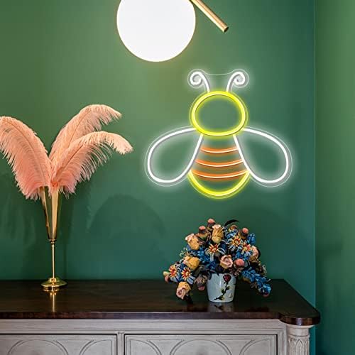 Hevmeveni pčelinja neonska pčelara lagana darova pčela zidna ukrasa pčelinje neonsko lagano pčela neonsko lagano kućna soba dekor spavaće