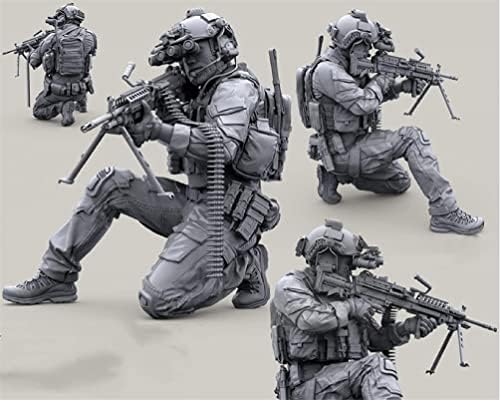 Figurica vojnika specijalnih snaga SAD-a od smole 1/35, rastavljena i neobojena minijaturna garnitura / / 92-65 inča