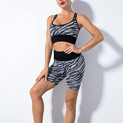 Feer zebra Print s visokim strukom joga odjeća Sportsko rublje bešavno trčanje breskve stražnjice fitnes odijelo