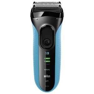 Braun Shaver Series 3 3040S Električni brijač, mokri i suha električna britvica za muškarce s pop up preciznim trimerima, punjivi i