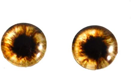 12 mm smeđi medvjedić staklene oči lutke irise za umjetničku polimernu gline taksidermiju skulptura ili nakit za izradu seta od 2