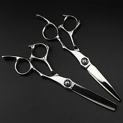 Škare za rezanje kose, 6inch Professional Japan 440C Čelični crni dragulj škara za škare za kosu za kosu frizura brijač za rezanje