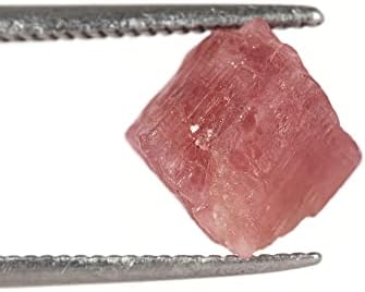 Gemhub Natural Brazilska sirova brazilska ružičasta turmalina 2,40 CT Healing Crystal, labavi dragulj za ukrašavanje, poliranje, ozdravljenje