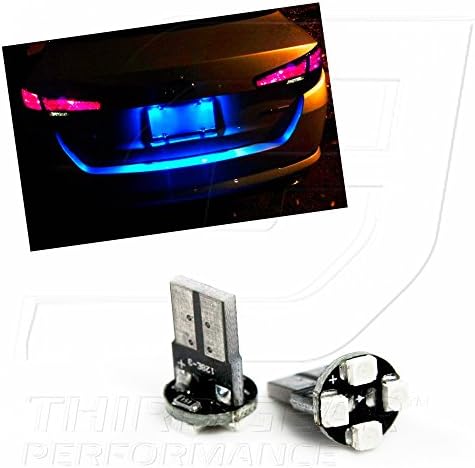 TGP T10 BLUE 4 LED SMD registarske pločice SPGE SALE SALE PAIR 2000-2010 Kompatibilno s Chrysler PT Cruiser