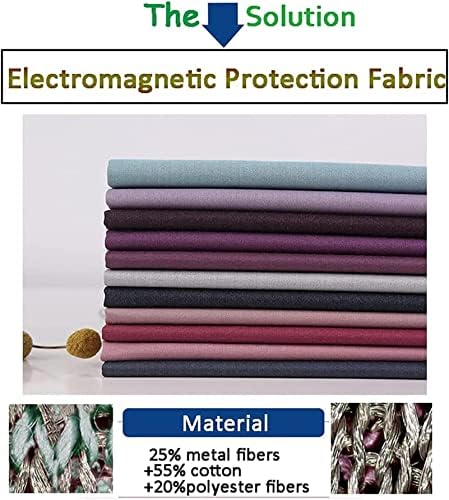 TCXSSL metalna vlaknasta tkanina, oklop signala EMF, 5G protiv zračenja, RF/EMI/EMF/LF Blokirajući platno odijelo za izradu zavjese