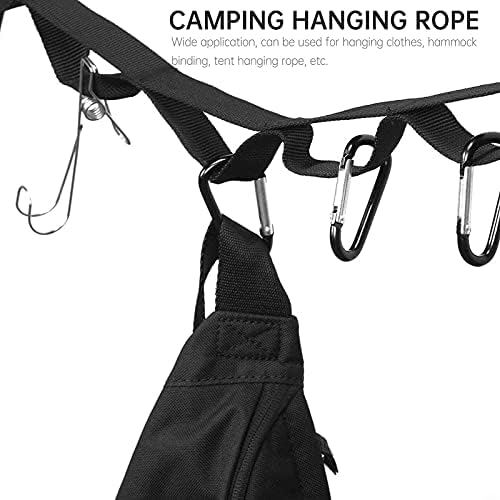 Podpotpuni kampiranje konopca na otvorenom kampu kamp kampova kampa za odlaganje za vješanje vanjskog šatora za viseće šator