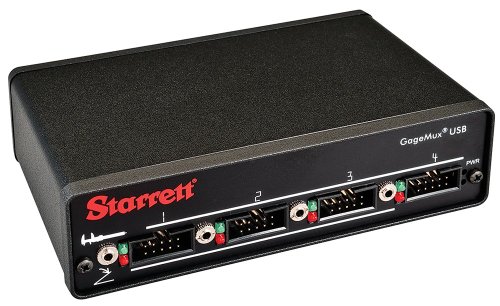 Starrett 7613 Gage multiplekseri 4 priključak s RS232, USB kabel, 110V izmjenični napajanje