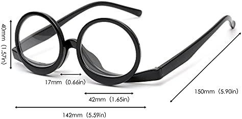 JM 2 parove šminke za čitanje naočala okrugli povećalo okretanje kozmetičkih čitatelja za žene +3.5