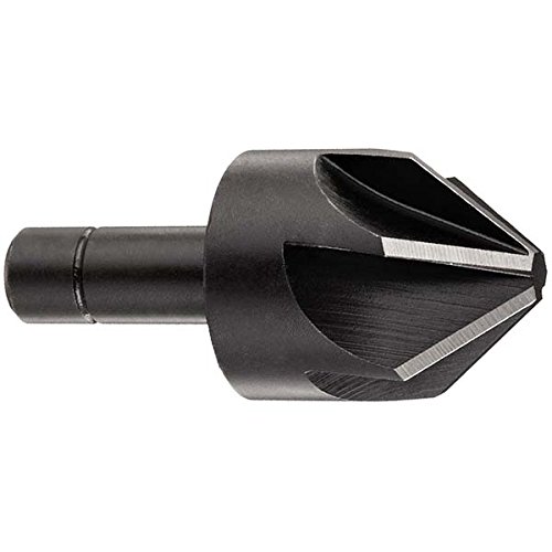 Keo 55593 Cobalt Steel Single-End Countertersink, bez ikakvog završetka, 6 flauta, kut točaka od 110 stupnjeva, okrugli mjehurić, 3/4