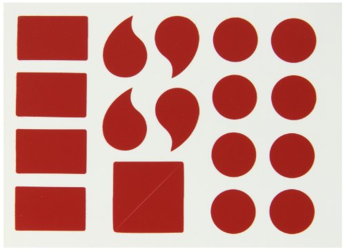 5160-dosjetka, natpisi od 4 inča visoki, Crveni, interpunkcijski znakovi