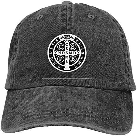 Vintage kaubojski šešir svetog Benedikta katoličkog, klasična sportska pokrivala za glavu, pamučna podesiva bejzbolska kapa za muškarce