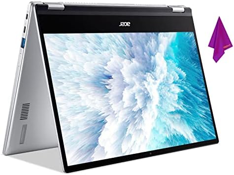 Zaslon osjetljiv na dodir laptop Acer Chromebook 2в1 | 8 GB ram-a, 128 GB memorije za pohranu podataka | 14-inčni FHD IPS zaslon |