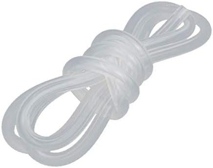 X-DREE 3,2 mm x 6,4 mm visoki temperaturni otporni silikonska gumena cijev cijev cijev cijev prozirna 1m dugačka 1m (3,2 mm x 6,4 mm
