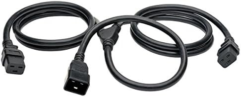 20-inčni, 12-inčni, 6-inčni razdjelnik kabela za napajanje u obliku slova U za poslužitelje i računala.