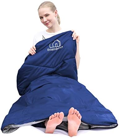 Poboljšana verzija Vreće za spavanje za kampiranje veličine 4 sezone, Topla i hladna, lakša težina, odrasli i djeca mogu koristiti
