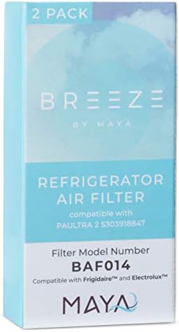 Breeze by Maya Paultra2 Frigidaire hladnjak za hladnjakom Zamjena filtra zraka, kompatibilno s brojevima modela: PureAir Ultra 2, Pure