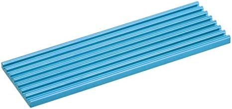 Aluminijski difuzni jastučići za radijator od 70 do 22 do 3 mm s paralelom za do 2, za SSD 2280 nebesko plavi set od 2