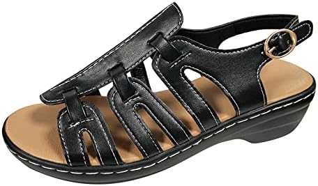 Ženske cipele modno udobna šuplje prozračne sandale za ženu za pete za žene sandale zatvorene nožne prste