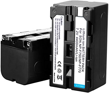 GVM 2 pakiranje NP-F750/770 baterija i punjač 4400mah za Sony NP-F975, NP-F960, NP-F950, NP-F930, NP-F770, NP-F750, NP-F550, DCR, DSR,