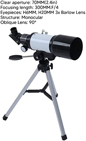 Astronomski teleskop za djecu, astronomski refraktorski teleskop,profesionalni refraktorski teleskop sa stativom od 150 inča, 2 povećala,
