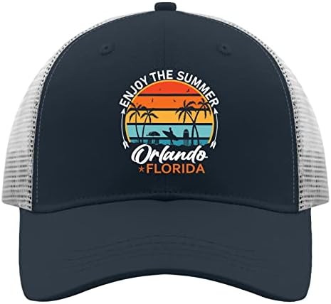 Tata šeširi uživaju u ljetnim kape od bejzbola Orlando Florida, vintage kape za žene