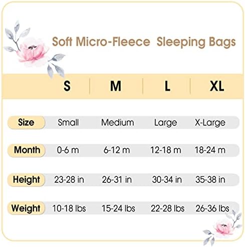 Mekana vreća za spavanje za bebe u dobi od 6-12 mjeseci, dječja deka za nošenje, Vreće za spavanje Od mikro flisa s reverzibilnim patentnim