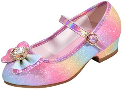 Dječje cipele s dijamantskim sjajnim sandalama princeza cipele luke visoke potpetice pokazuju cipele s princezama dojenčad cipele