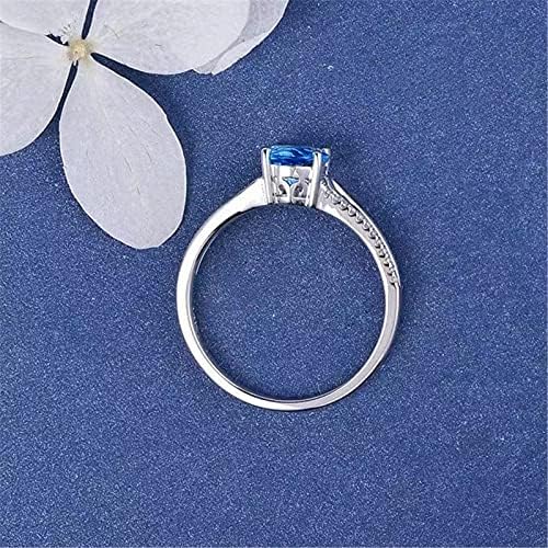 2023. Nova svadbena kruška u obliku kruške modni poklon dame 610 prstena prstena u obliku kapljice u obliku i padovima za žene