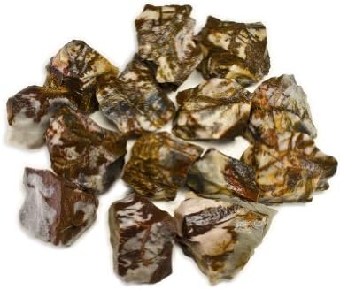 Materijali hipnotičkih dragulja: 18 lbs Panther Jasper Kamenje iz Azije - grubo rasuti sirovi prirodni kristali za kablove, prevrtanje,