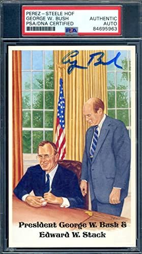 George Bush PSA DNA Coa potpisao je Perez Steele Autogram