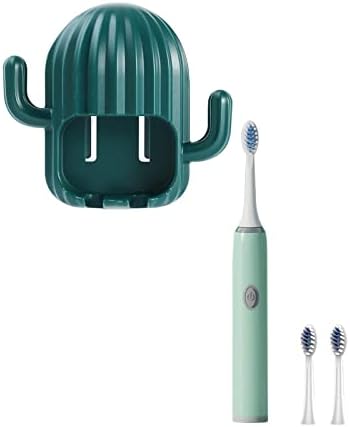 PMUYBHF Meka čekinja za zube, vodootporni električni set za punjivanje žena za muškarce četkice za zube i kupaonica Smiješno držač