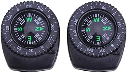 KFJBX 2 PCS odvojivi kompas Compass vodootporni prijenosni kompas Camping Alati za preživljavanje kompasa za sat