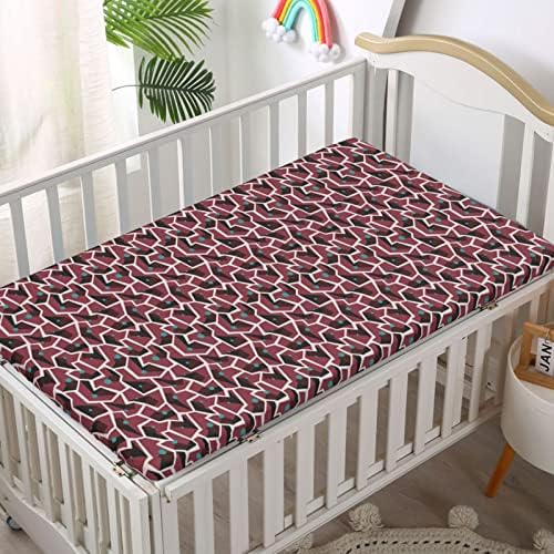 Moderna tematska opremljena krevetića, standardni madrac za krevetiće, ugrađeni list Ultra mekani materijal-bebica za djevojčice ili