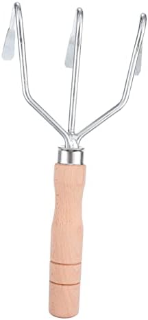1pcs vrtna Trozuba drljača alat za čišćenje alata Mini alat kultivator s 3 zuba mali vrtni grablje kultivator grablje s tri zuba grablje