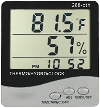 Unutarnji-vanjski LCD digitalni termometar higrometar mjerač temperature i vlažnosti senzor mjerača vlage Meteorološka stanica budilica