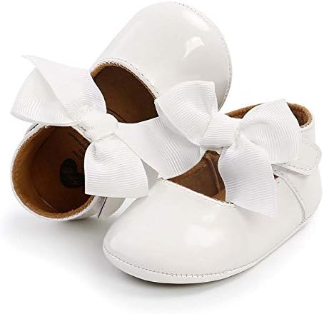 Cipele za novorođenčad neklizajuće dječje ravne cipele za malu djecu haljina princeze s mašnom na vezanje za djevojčice cipele za malu