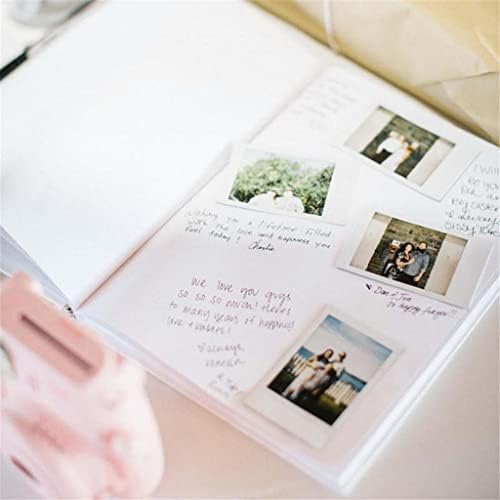 DLVKHKL Personalizirana knjiga o vjenčanju alternativna geometrijska svadbena knjiga gostiju Floral Wedding album vjenčanje fotografija