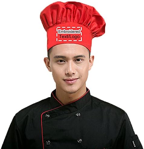 ; Personalizirani prilagođeni kuharski šešir podesiva rastezljiva kuharska kapa za kuhanje pekarske kuhinje s izvezenim ili tiskanim