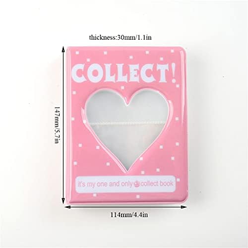 EYHLKM Photo Album Card Notider Storage Storage Hollow Love Heart Holder Holder Visice Card torba Photocard držač