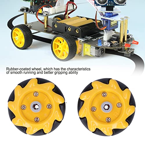 48 mm mecanum kotač, pametni omni kotač s velikim kutom robota robota dijelovi automobila svesmjerni rotacijski kotač diy diy igračke