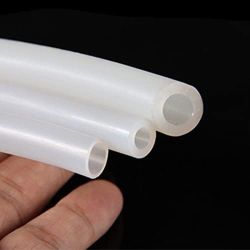 Unifizz prozirna silikonska cijev 3 mm id x 6 mm OD 32,8 ft silikonska gumena cijev silikonska cijev za zrak, koristi se za prijenos