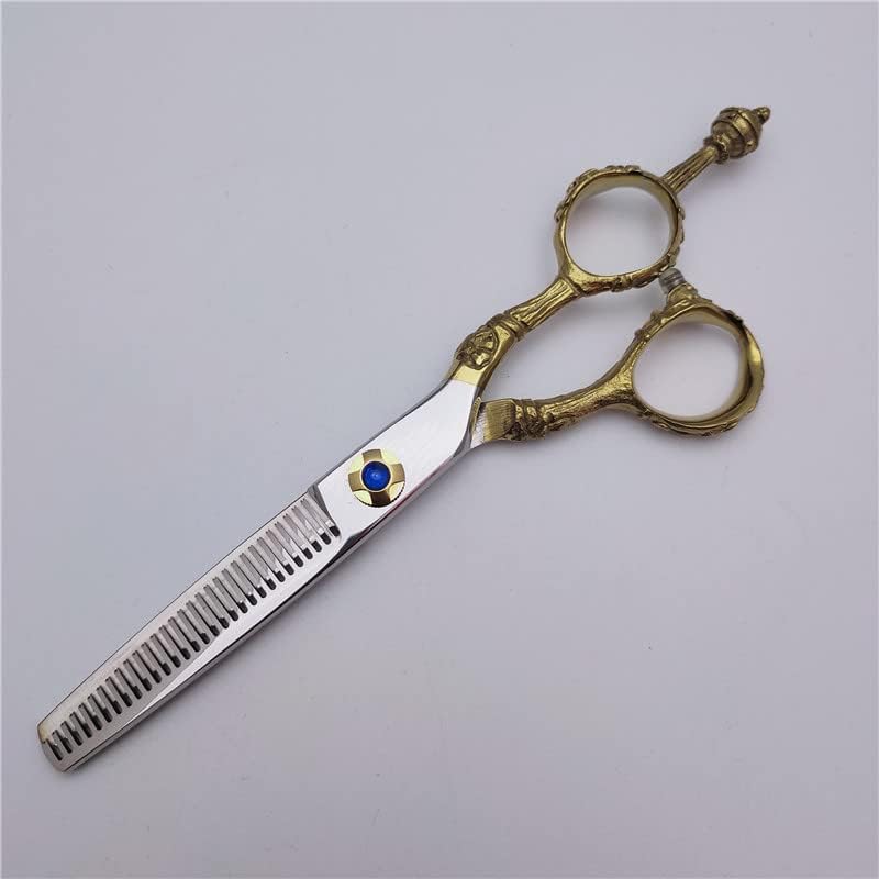 Škare za rezanje kose, 6 -inčni profesionalni Japan 440C čelična plava safirna škara za kosu rezanje brijačnice frizure škare za škare