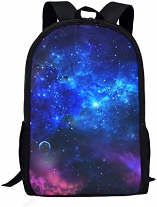 Disnimo Laptop Ruksak Ženski učiteljski ruksak torbe za medicinske sestre, 16 -inčni platneni ruksak torbica za povratak, svemir Space