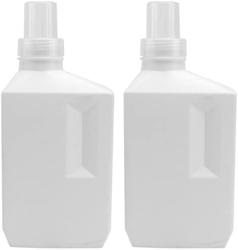 Garneck 2pcs 1000ml plastična boca emulzije bijela prazna losion šampon boca za skladištenje plastične prazne boce za punjenje boca
