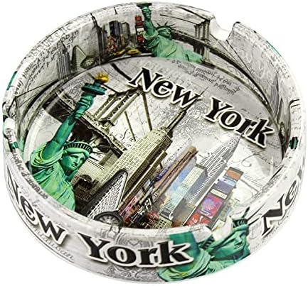 Torkia - New York poznate ikone/ mjesta - Pozadina w/ dizajn - keramički pepeljasti