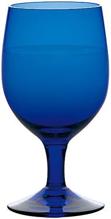 Čaša za vino od stakla od 35006 USD-a, plava, 11,8 fl oz, noga u boji, izrađena u Japanu, perilica posuđa, set od 6