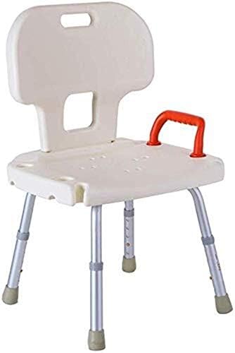 Stolice za kupanje, stolica za tuširanje stolice za kupanje kupaonice s naslonima za ruke s naslonom podesiva visina prijenosna lagana