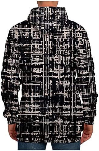 Dudubaby božićni modni ispis Labavi muški i ženski džemper s dugim rukavima
