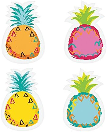 Izrezi ananasa - 48 komada - obrazovne i učenje aktivnosti za djecu